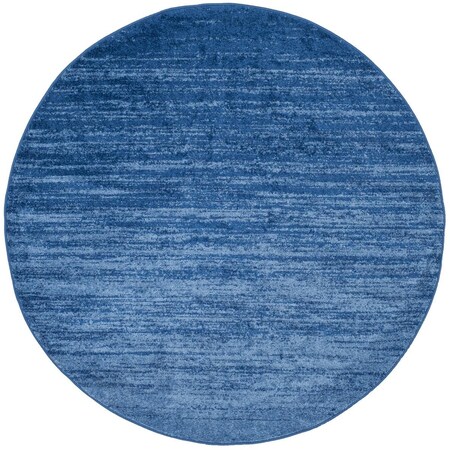 Safavieh Adirondack Power Loomed Round Area Rug Light Blue & Dark Blue - 10 x 10 ft. ADR113F-10R